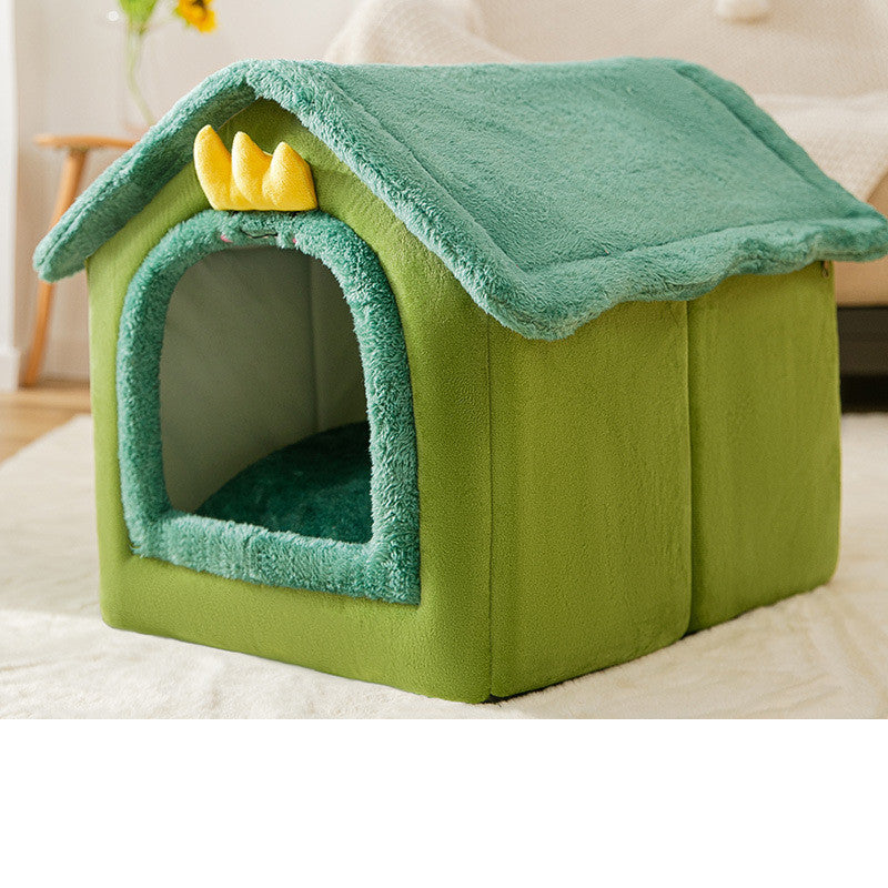 Foldable Dog House Pet Cat Bed Winter Dog Villa