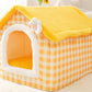 Foldable Dog House Pet Cat Bed Winter Dog Villa