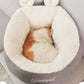 Pet Dog Bed Warming Soft Sleeping Bag Cushion