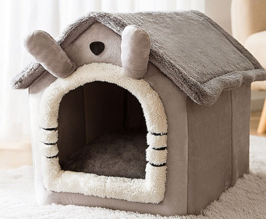 Foldable Dog House Pet Cat Bed Winter Dog Villa