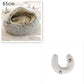 2 In 1 Dog And Cat Bed Pet Winter Bed Round Plush