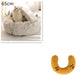 2 In 1 Dog And Cat Bed Pet Winter Bed Round Plush