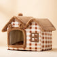 Foldable Dog House Pet Cat Bed Winter Dog Villa