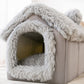 Foldable Dog House Pet Cat Bed Winter Dog Villa