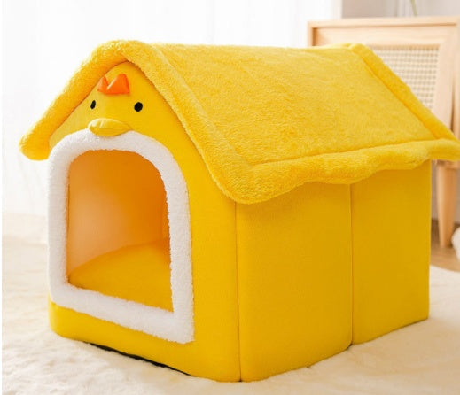 Foldable Dog House Pet Cat Bed Winter Dog Villa
