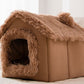 Foldable Dog House Pet Cat Bed Winter Dog Villa